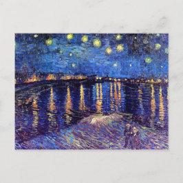 Vincent Van Gogh - Starry Night über der Rhone Postkarte
