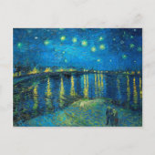 Vincent Van Gogh Starry Night über der Rhone Postkarte (Vorderseite)