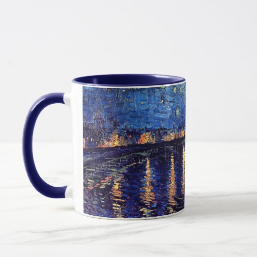 Vincent Van Gogh - Starry Night über der Rhone Tasse (Links)