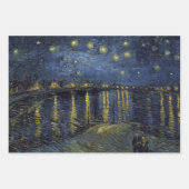 Vincent van Gogh Starry Night über die Rhone Wrapp Geschenkpapier Set (Vorderseite)