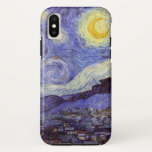 Vincent Van Gogh Starry Night Vintag Kunstkunst Case-Mate iPhone Hülle<br><div class="desc">Vincent van Gogh Starry Night Fine Art Painting Starry Night ist ein Gemälde des niederländischen post-impressionistischen Künstlers Vincent van Gogh. Der blaue Nachthimmel ist voll von wirbelnden Wolken, Sternen und einem hellen Halbmond. Die Sternennacht ist die einzige Nacht in der Serie von Ausblicken aus seinem Schlafzimmerfenster. Bewegung: Post-Impressionismus. Schöne, kunstvoll...</div>