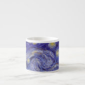 Vincent Van Gogh Starry Night Vintag Kunstkunst Espressotasse (Vorderseite)