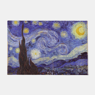 Vincent Van Gogh Starry Night Vintag Kunstkunst Fußmatte