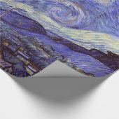 Vincent Van Gogh Starry Night Vintag Kunstkunst Geschenkpapier (Ecke)