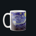 Vincent Van Gogh Starry Night Vintag Kunstkunst Kaffeetasse<br><div class="desc">Vincent van Gogh Starry Night Fine Art Painting Starry Night ist ein Gemälde des niederländischen post-impressionistischen Künstlers Vincent van Gogh. Der blaue Nachthimmel ist voll von wirbelnden Wolken, Sternen und einem hellen Halbmond. Die Sternennacht ist die einzige Nacht in der Serie von Ausblicken aus seinem Schlafzimmerfenster. Bewegung: Post-Impressionismus Schöne künstlerische...</div>
