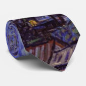 Vincent Van Gogh Starry Night Vintag Kunstkunst Krawatte (Gerollt)