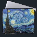Vincent Van Gogh Starry Night Vintag Kunstkunst Laptopschutzhülle<br><div class="desc">Vincent Van Gogh Starry Night Vintag Fine Art Laptop Schlauch</div>