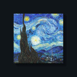 Vincent Van Gogh Starry Night Vintag Kunstkunst Leinwanddruck<br><div class="desc">Vincent Van Gogh Starry Night Vintag Fine Art Canvas Print</div>