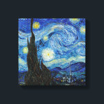 Vincent Van Gogh Starry Night Vintag Kunstkunst Leinwanddruck<br><div class="desc">Vincent Van Gogh Starry Night Vintag Fine Art Canvas Print</div>