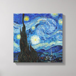Vincent Van Gogh Starry Night Vintag Kunstkunst Leinwanddruck