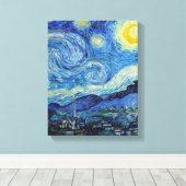 Vincent Van Gogh Starry Night Vintag Kunstkunst Leinwanddruck (Insitu (Holzboden))