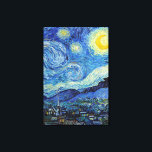 Vincent Van Gogh Starry Night Vintag Kunstkunst Leinwanddruck<br><div class="desc">Vincent Van Gogh Starry Night Vintag Fine Art Canvas Print</div>