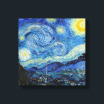 Vincent Van Gogh Starry Night Vintag Kunstkunst Leinwanddruck<br><div class="desc">Vincent Van Gogh Starry Night Vintag Fine Art Canvas Print</div>