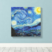 Vincent Van Gogh Starry Night Vintag Kunstkunst Leinwanddruck (Insitu (Holzboden))