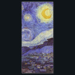 Vincent Van Gogh Starry Night Vintag Kunstkunst Magnetkarte<br><div class="desc">Vincent van Gogh Starry Night Fine Art Painting Starry Night ist ein Gemälde des niederländischen post-impressionistischen Künstlers Vincent van Gogh. Der blaue Nachthimmel ist voll von wirbelnden Wolken, Sternen und einem hellen Halbmond. Die Sternennacht ist die einzige Nacht in der Serie von Ausblicken aus seinem Schlafzimmerfenster. Bewegung: Post-Impressionismus. Schöne, kunstvoll...</div>