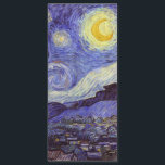 Vincent Van Gogh Starry Night Vintag Kunstkunst Magnetkarte<br><div class="desc">Vincent van Gogh Starry Night Fine Art Painting Starry Night ist ein Gemälde des niederländischen post-impressionistischen Künstlers Vincent van Gogh. Der blaue Nachthimmel ist voll von wirbelnden Wolken, Sternen und einem hellen Halbmond. Die Sternennacht ist die einzige Nacht in der Serie von Ausblicken aus seinem Schlafzimmerfenster. Bewegung: Post-Impressionismus. Schöne, kunstvoll...</div>
