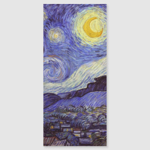 Vincent Van Gogh Starry Night Vintag Kunstkunst Magnetkarte