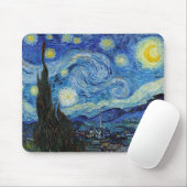 Vincent Van Gogh Starry Night Vintag Kunstkunst Mousepad (Mit Mouse)