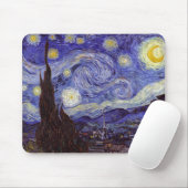 Vincent Van Gogh Starry Night Vintag Kunstkunst Mousepad (Mit Mouse)