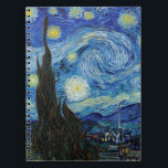 Vincent Van Gogh Starry Night Vintag Kunstkunst Notizblock<br><div class="desc">Vincent Van Gogh Starry Night Vintag Fine Art Notebook</div>