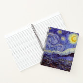 Vincent Van Gogh Starry Night Vintag Kunstkunst Notizbuch (Innenseite)