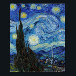 Vincent Van Gogh Starry Night Vintag Kunstkunst Poster<br><div class="desc">Vincent Van Gogh Starry Night Vintag Fine Art Poster</div>