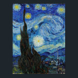 Vincent Van Gogh Starry Night Vintag Kunstkunst Poster<br><div class="desc">Vincent Van Gogh Starry Night Vintag Fine Art Poster</div>