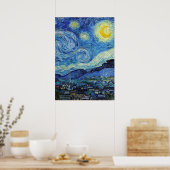 Vincent Van Gogh Starry Night Vintag Kunstkunst Poster (Küche)