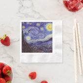 Vincent Van Gogh Starry Night Vintag Kunstkunst Serviette (Beispiel)
