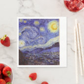 Vincent Van Gogh Starry Night Vintag Kunstkunst Serviette (Beispiel)