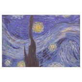 Vincent Van Gogh Starry Night Vintag Kunstkunst Stoff (Fat Quarter (45,7 x 55,9 cm))