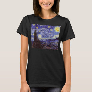 Vincent Van Gogh Starry Night Vintag Kunstkunst T-Shirt