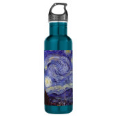 Vincent Van Gogh Starry Night Vintag Kunstkunst Trinkflasche (Vorderseite)