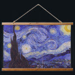 Vincent Van Gogh Starry Night Vintag Kunstkunst Wandteppich Mit Holzrahmen<br><div class="desc">Vincent Van Gogh Starry Night Vintag Kunstkunst</div>