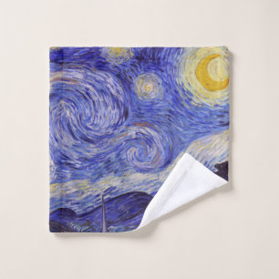 Vincent Van Gogh Starry Night Vintag Kunstkunst Waschlappen