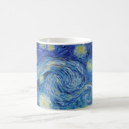 Vincent Van Gogh Starry Night Vintage Kunstgeschic Kaffeetasse (Mittel)