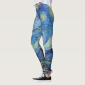 Vincent Van Gogh Starry Night Vintage Kunstgeschic Leggings (Links)