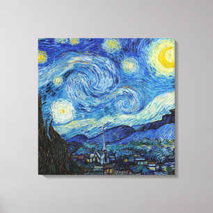 Vincent Van Gogh Starry Night Vintage Kunstgeschic Leinwanddruck