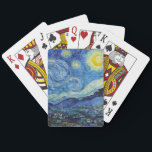 Vincent Van Gogh Starry Night Vintage Kunstgeschic Spielkarten<br><div class="desc">Vincent Van Gogh Starry Night Vintag Fine Art Playing Card</div>