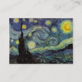 Vincent van Gogh, Starry Night Visitenkarte (Rückseite)