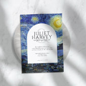Vincent Van Gogh Starry Night Wedding Einladung
