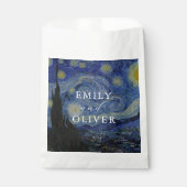 Vincent Van Gogh Starry Night Wedding Geschenktütchen (Vorderseite)