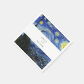 Vincent Van Gogh Starry Night Wedding Serviette (Ecke)