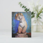 Vincent Van Gogh - Statuette eines weiblichen Tors Postkarte (Stehend Vorderseite)