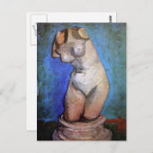 Vincent Van Gogh - Statuette eines weiblichen Tors Postkarte (Vorne/Hinten)
