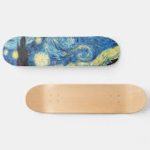 Vincent van Gogh - sternenklare Nacht Skateboard (Horizontal)