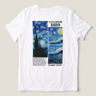 Vincent Van Gogh Sternennacht 1889 Kunst Tri-Blend Shirt