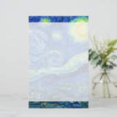 Vincent van Gogh-Sternennacht Briefpapier (Stehend Vorderseite)