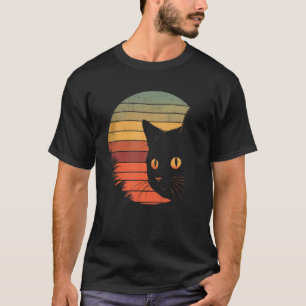 Vincent Van Gogh Sternennacht Katzenliebhaber T-Shirt