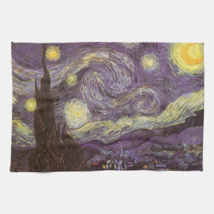 Vincent van Gogh - Sternennacht Küchentuch
